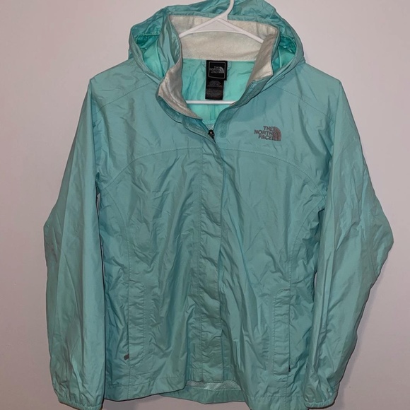 The North Face Women's Blue and White Jacket - Picture 1 of 4